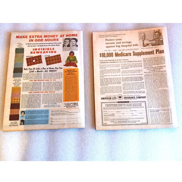 Lot of 2 Vintage Stitch N Sew Magazine Holiday Issues 1970 & 1971 Christmas - Picture 10 of 10